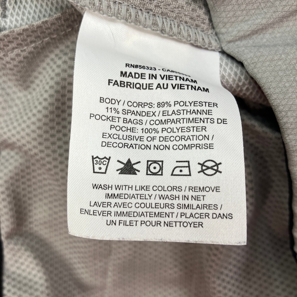 Nike Mens 34 Golf Shorts Gray Dri-Fit Flat Front Performance CU9740 - Picture 8 of 9
